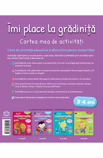 Imi place la gradinita + Invat si ma distrez (3-4 ani)