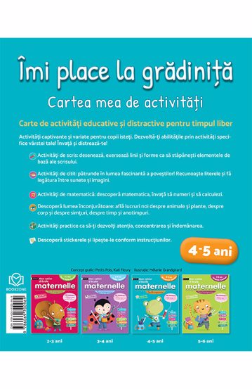 Imi place la gradinita + Invat si ma distrez (4-5 ani)