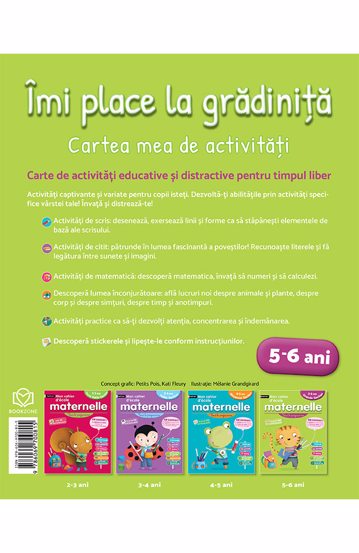 Imi place la gradinita + Invat si ma distrez (4-5 ani, 5-6 ani)