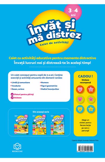 Imi place la gradinita + Invat si ma distrez (3-4 ani)