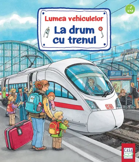 La drum cu trenul