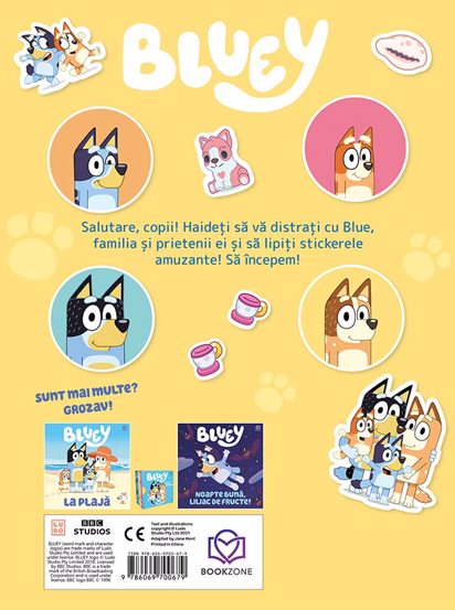 Pachet Bluey de nota 10