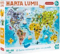 Puzzle Mimorello - Harta lumii