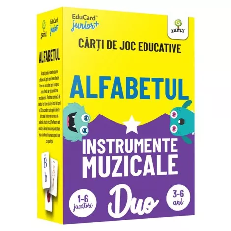 DuoCard - Alfabetul. Instrumente muzicale