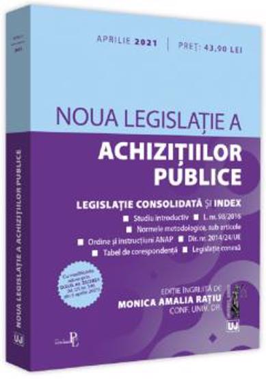 Noua legislatie a achizitiilor publice: aprilie 2021