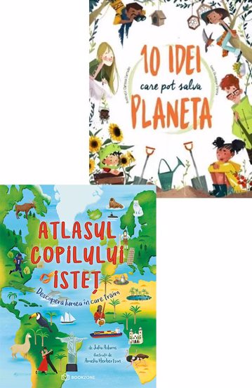 Atlasul copilului istet + 10 idei care pot salva planeta