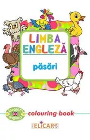 Limba engleză. Păsări. Colouring book