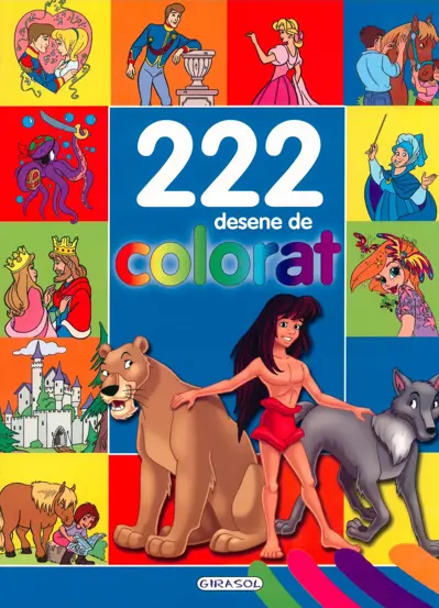 222 desene de colorat