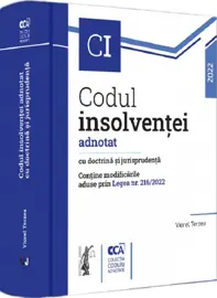 Codul insolventei adnotat cu doctrina si jurisprudenta