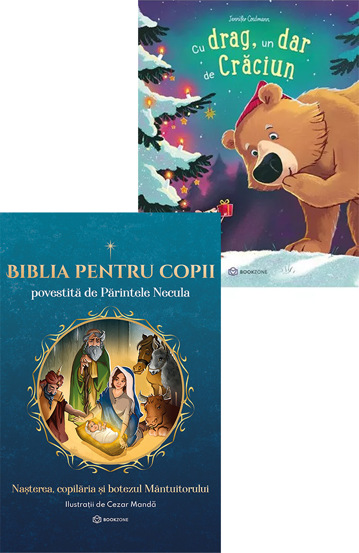 Biblia pentru copii + Cu drag, un dar de Craciun