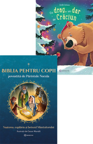 Biblia pentru copii + Cu drag, un dar de Crăciun
