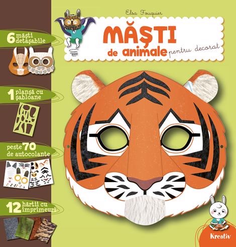 Masti de animale pentru decorat
