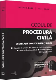 Codul de procedura civila: ianuarie 2023