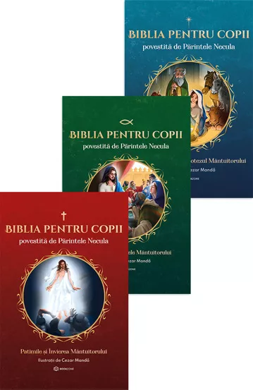Seria completa Biblia pentru copii povestita de Parintele Necula