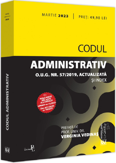 Codul administrativ: martie 2023