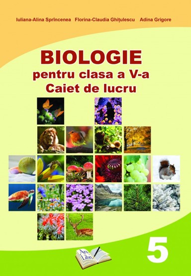 Biologie pentru clasa a V-a, caiet de lucru
