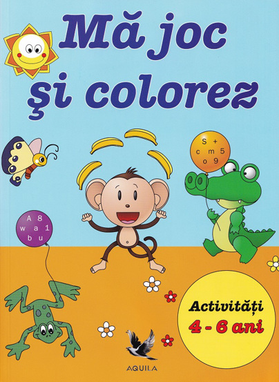 Ma joc si colorez. Activitati 4-6 ani