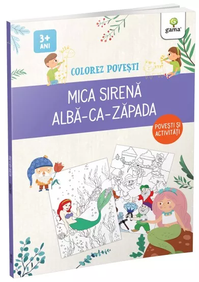Mica Sirena & Alba ca Zapada/ Colorez povesti