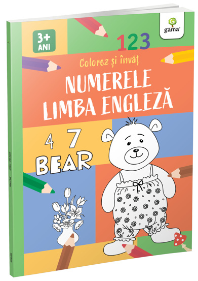 Numerele si limba engleza/ Colorez si invat