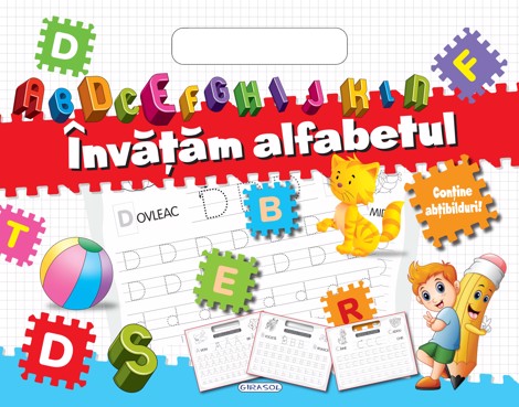 Bloc cu abt. - Invatam alfabetul
