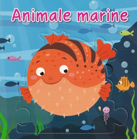 Animale marine - carte puzzle