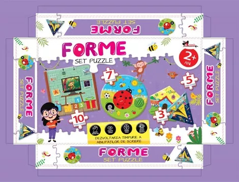 Forme. Puzzle - 25 piese