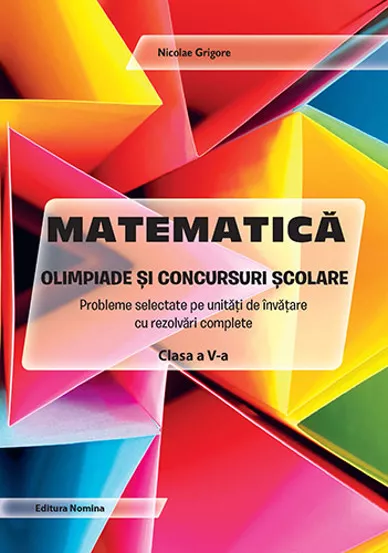 Matematica – Olimpiade si concursuri scolare – clasa a V-a