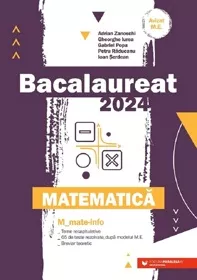Bacalaureat 2024. Matematica M1: Mate-info