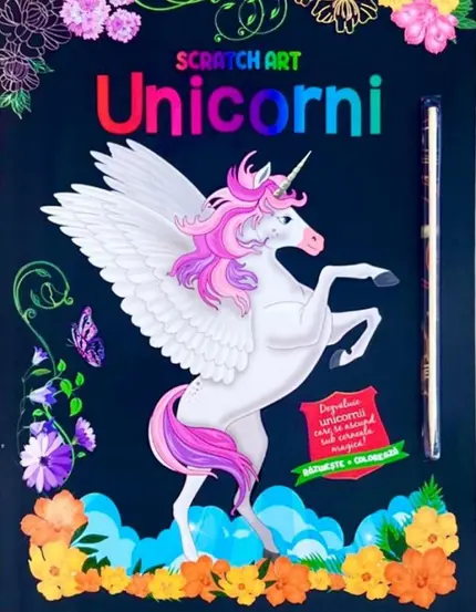 Unicorni - scratch art