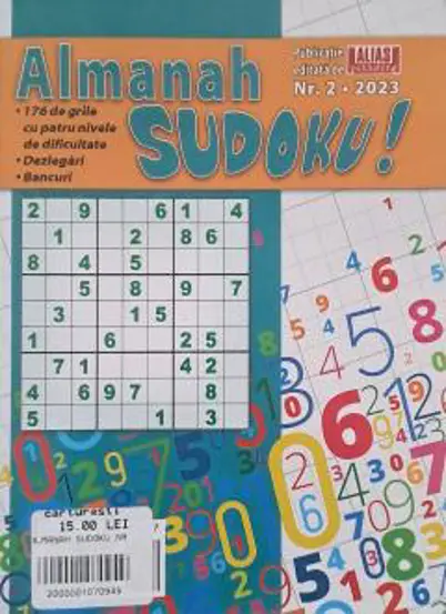 Almanah Sudoku Nr. 2/ 2023