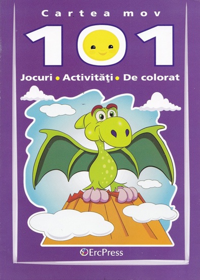 Cartea mov. 101 jocuri, activitati, de colorat