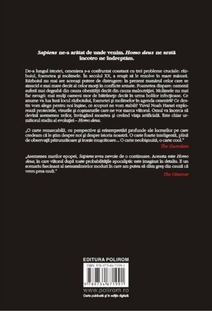 Homo Deus. Scurta istorie a viitorului (resigilat)