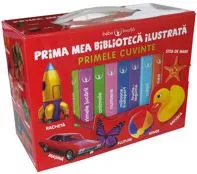 Prima mea biblioteca ilustrata: Primele cuvinte. Bebe invata (Cutie cu 8 carticele) (resigilat)