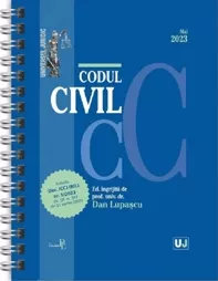 Codul civil Mai 2023 EDITIE SPIRALATA, tiparita pe hartie alba (resigilat)