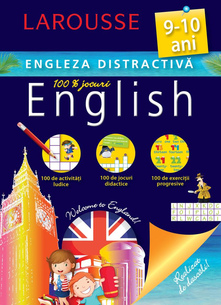 Larousse. Engleza distractiva 9-10 ani (resigilat)