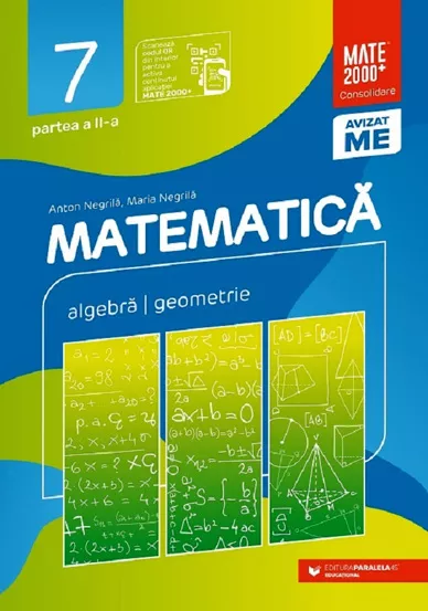 Matematica - Clasa 7 Partea 2 - Consolidare (resigilat)