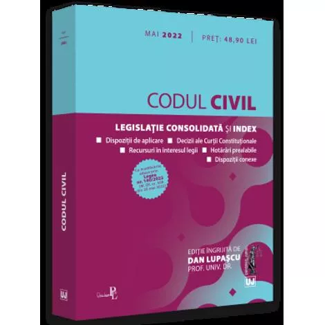 Codul civil: Mai 2022 (resigilat)