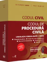 Codul civil si codul de procedura civila Octombrie 2023