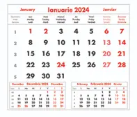Maxi Calendar De Birou 2024 