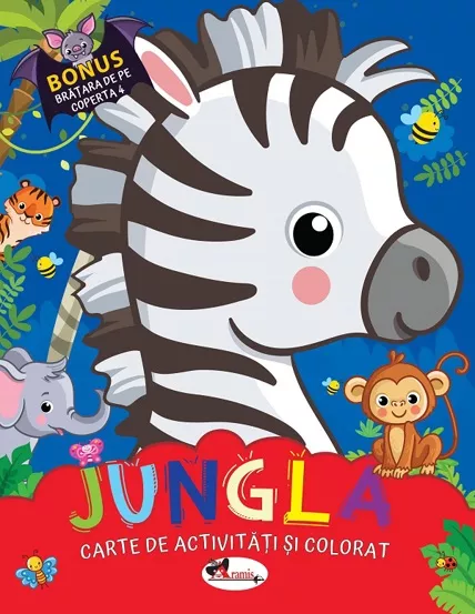 Jungla. Carte de activitati si colorat (resigilat)