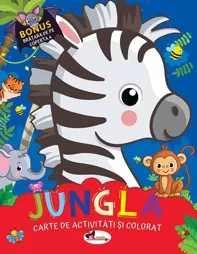 Jungla. Carte de activitati si colorat (resigilat)