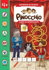 Activitati de poveste. Pinocchio. Carte cu autocolante (resigilat)