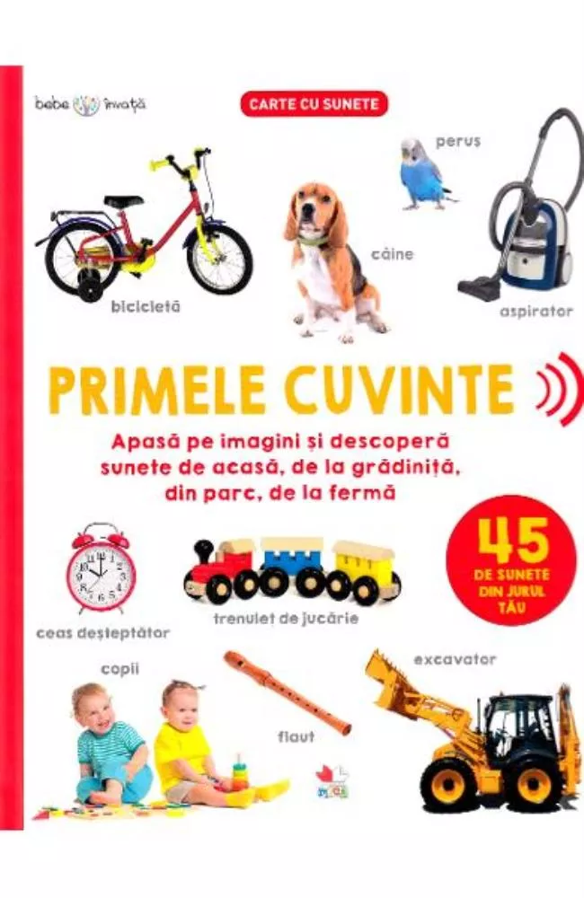 Bebe invata. Primele cuvinte. 45 de sunete din jurul tau (resigilat)