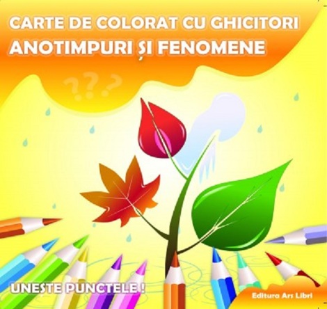 Anotimpuri si fenomene. Carte de colorat cu ghicitori
