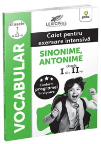 Vocabular. Caiet pentru exersare intensiva. Sinonime, antonime (clasele I si a II-a)