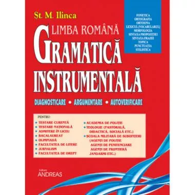 Gramatica instrumentala (I) – Dignosticare, Argumentare, Autoverificare (resigilat)