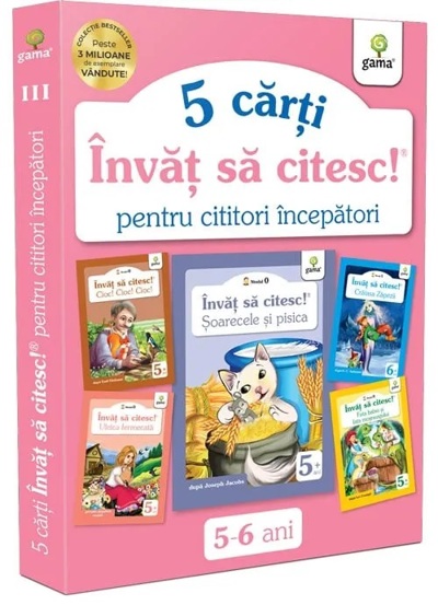Pachet "Invat sa citesc pentru cititori incepatori 3" - 5-6 ani (resigilat)