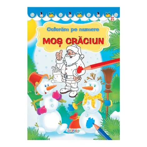 Coloram pe numere – Mos Craciun (resigilat)