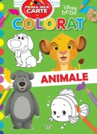 Disney bebe. Prima mea carte de colorat. Animale (resigilat)