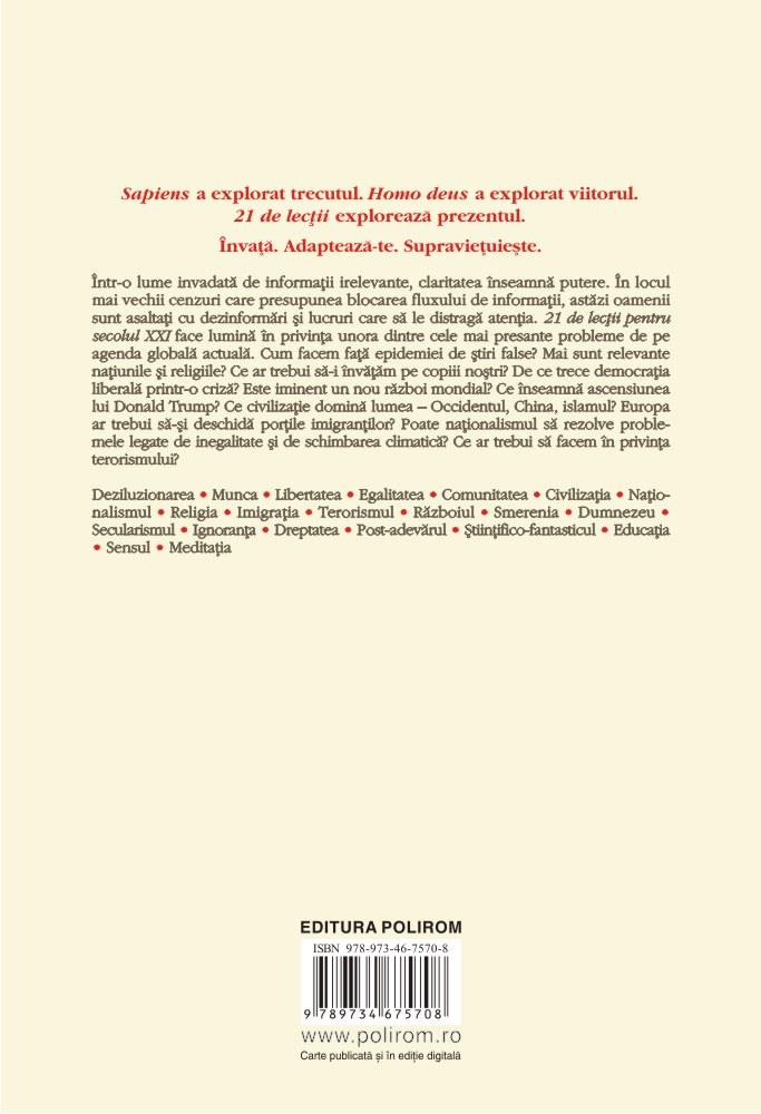 21 de lectii pentru secolul XXI (resigilat)